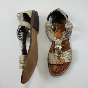 Sam Edelman beaded gladiator sandals 9 Gifford